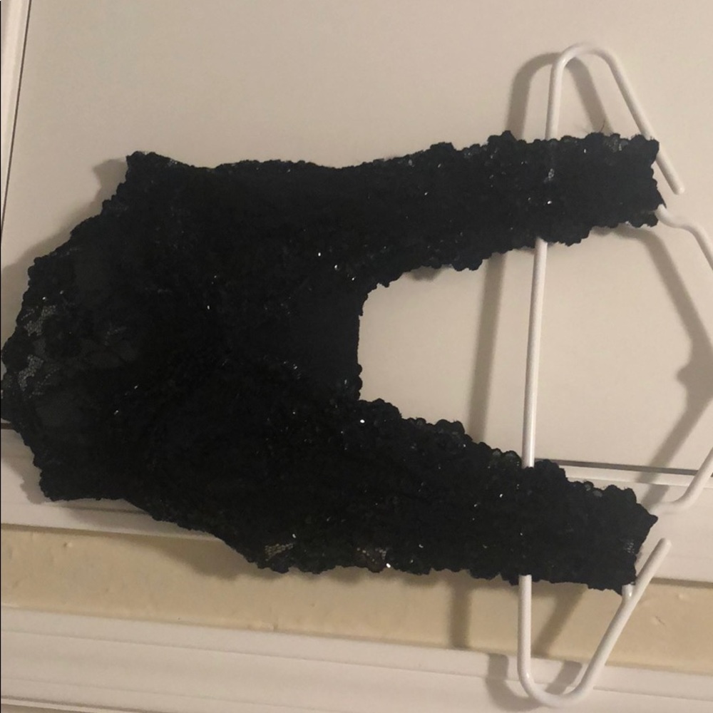 Unworn bebe beaded bra top size medium